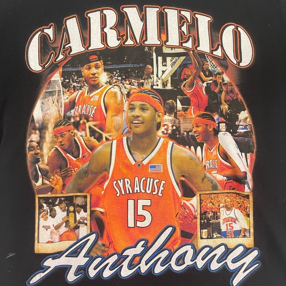 Do Not Disturb DND by Ferris Heavyweight Carmelo Anthony Black T-Shirt Size L - Picture 2 of 4